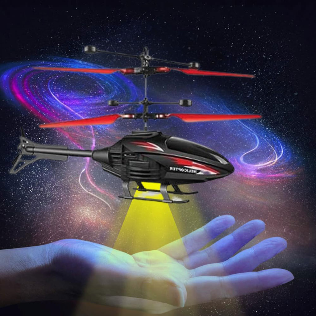 Hélicoptère Rechargeable avec Capteur Infrarouge pour Enfants – طائرة هيليكوبتر لاسلكية للأطفال